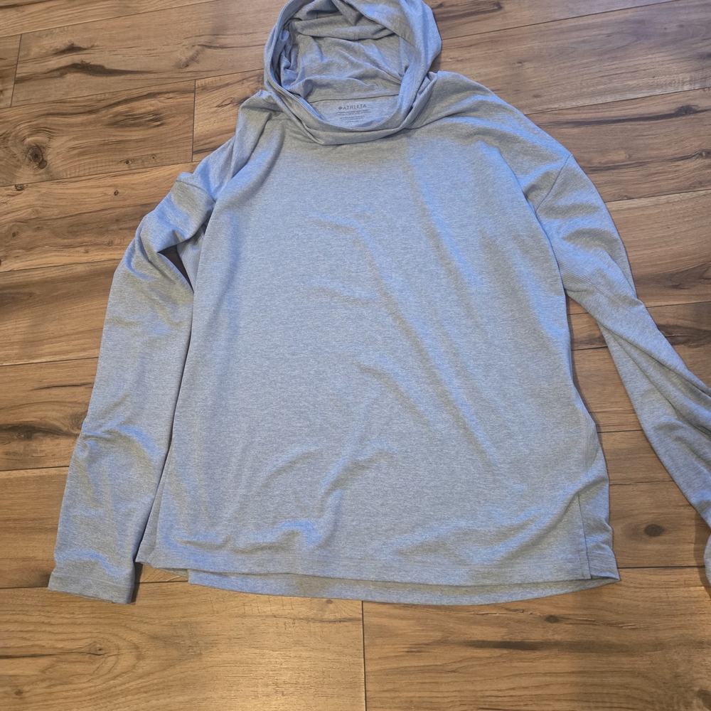 Sky Blue Womens Athleta Thin Hoodie